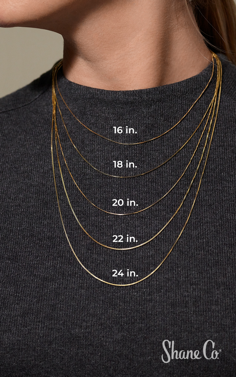 Choosing the Right Necklace Length - The Loupe - Shane Co.