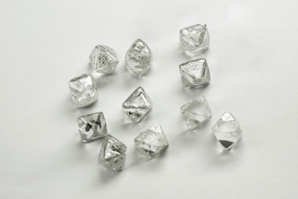 rough diamond mines
