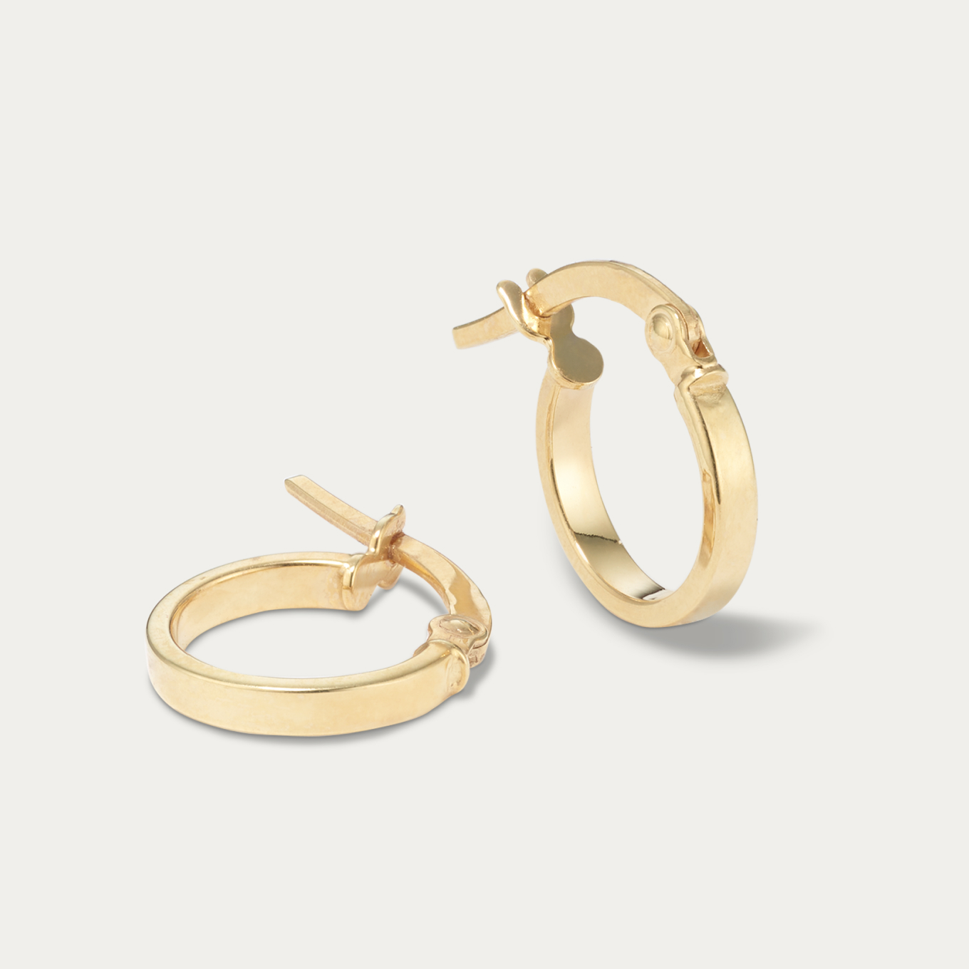 Liri 14K Yellow Gold Huggie Hoops